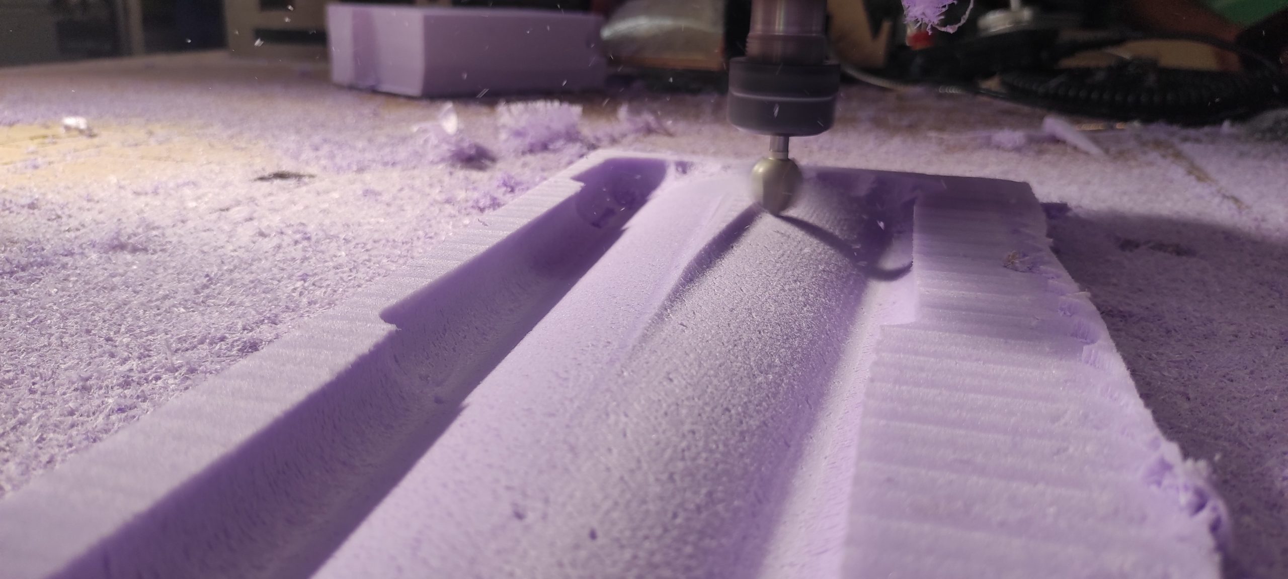 Schaum Fräsung Urmodel Surfski